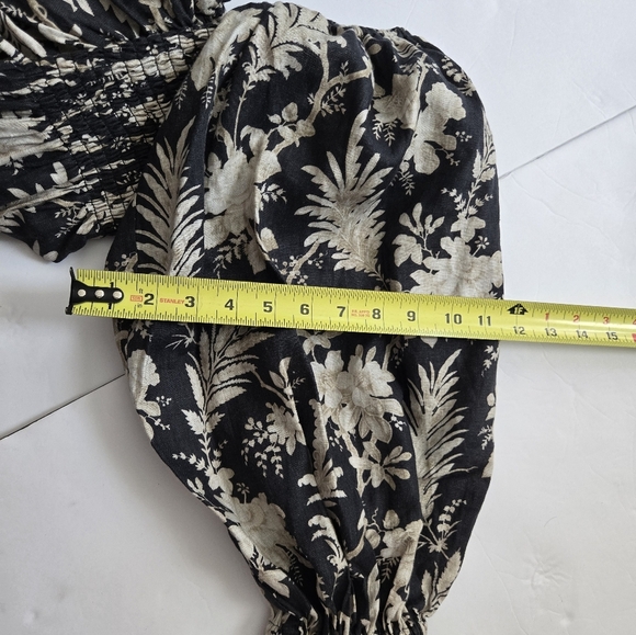 Tuckernuck Ojai Vines Hemmings Linen Dress Peasant CottageCore-Size M - Picture 6 of 7